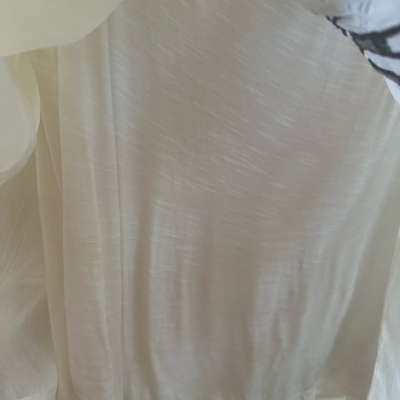 Akemi & Kin Boho Embroidered Sleeveless Beaded Blouse - Cream and Multicolor - Picture 6 of 8